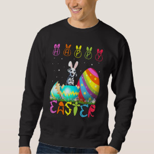 Easter Day Dalmatian Dog Matching Family Cute East Sweatshirt
