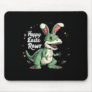 Easter Day Dinosaur Funny Happy Eastrawr T Rex Eas Mouse Pad