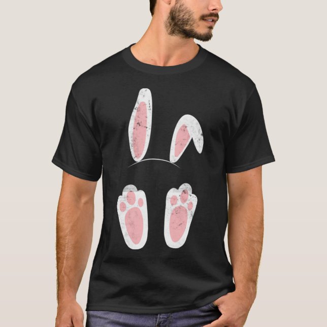 Easter Day Easter Bunny Ears Egg Hunt Easter Sunda T-Shirt (Front)
