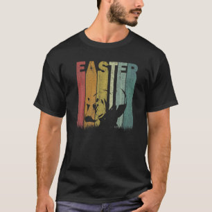 Easter Day Hippo Retro Graphic Funny Easter Costum T-Shirt