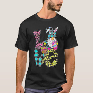 Easter Day Love Gnomes Eggs Hunting Bunny Ears Gno T-Shirt