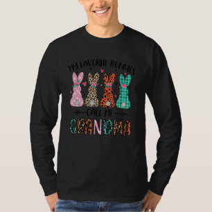 Easter Day My Favourite Bunnies Call Me Grandma Wo T-Shirt