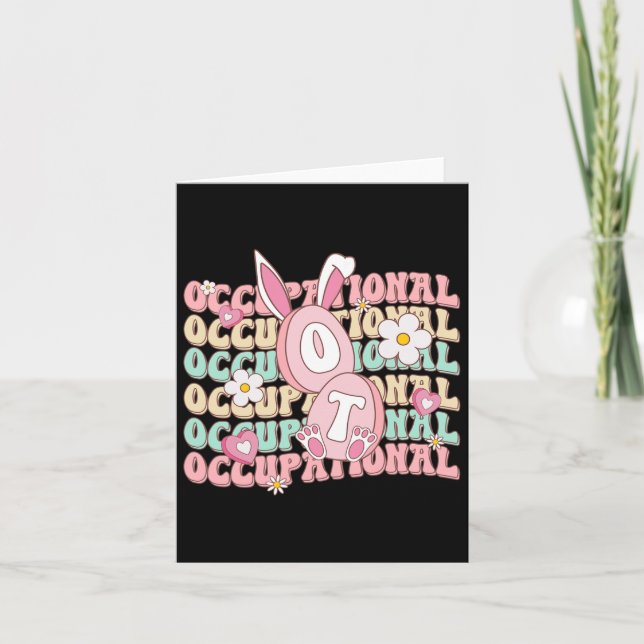Easter Day Occupational Therapy Spring Ot Istant C Card (Front)