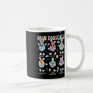 Easter Day Pain Scale Retro Nurse Triage And Pain  Coffee Mug