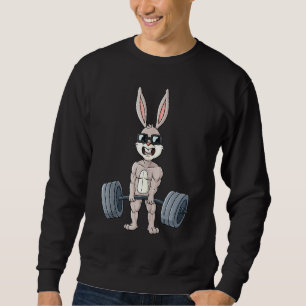 Easter Day Rabbit Weightlifting Tee