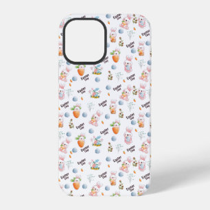 Easter Day Rabbits Pattern iPhone 12 Pro Case
