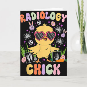 Easter Day Radiology Chick Rad Tech Radiologist Eg Card