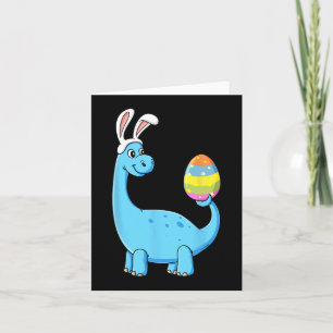 Easter Day T Rex Dino Rabbit Ears With Egg Boys Gi Card