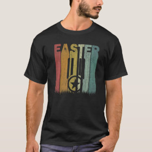 Easter Day Veteran Retro Graphic Funny Easter Cost T-Shirt