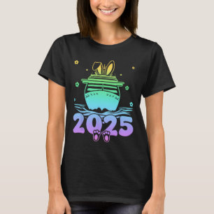 Easter Days Bunny Cruising Traveling Ship Trip Bea T-Shirt