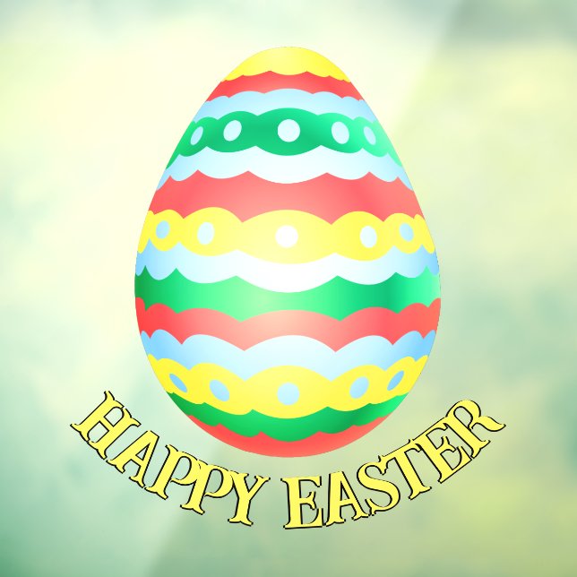 Easter Decals Personalized Easter Window Clings (Sheet 3)