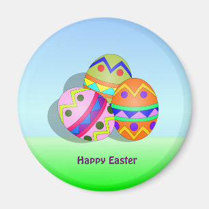 EASTER: Decorated Easter Eggs refrigerator magnet