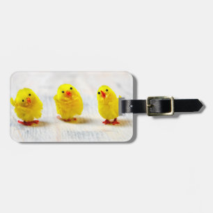 Easter Decoration - chicks in a row Luggage Tag