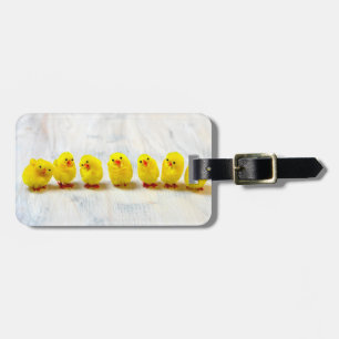 Easter Decoration - chicks in a row Luggage Tag