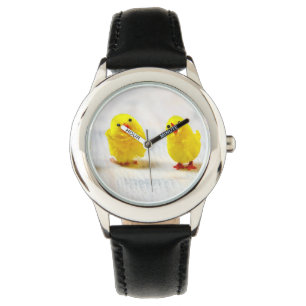 Easter Decoration - chicks in a row Watch