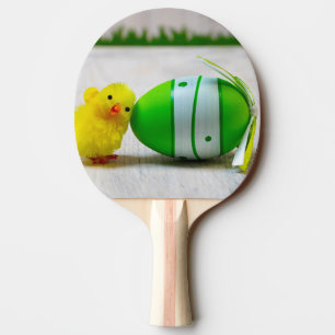 Easter Decoration - Easter egg and chick Ping Pong Paddle