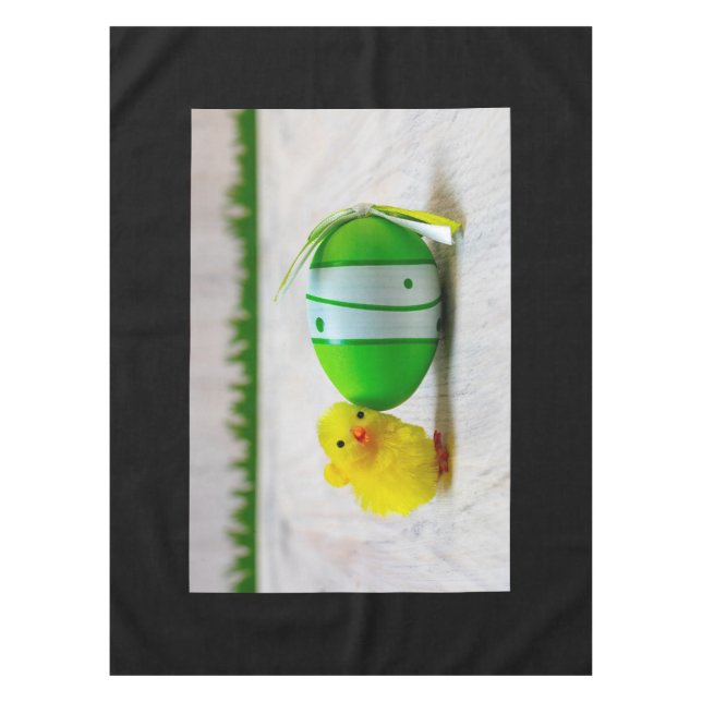Easter Decoration - Easter egg and chick Tablecloth (Front)
