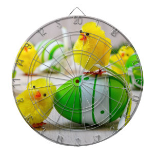 Easter Decoration - Easter egg and chicks Dartboard