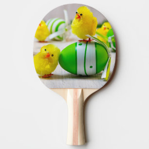 Easter Decoration - Easter egg and chicks Ping Pong Paddle