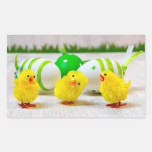 Easter Decoration - Easter egg and chicks Sticker
