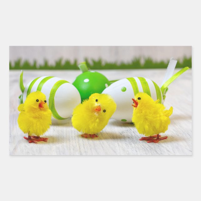 Easter Decoration - Easter egg and chicks Sticker (Front)