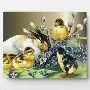 Easter Decorations Displayed Gift Products Plaque