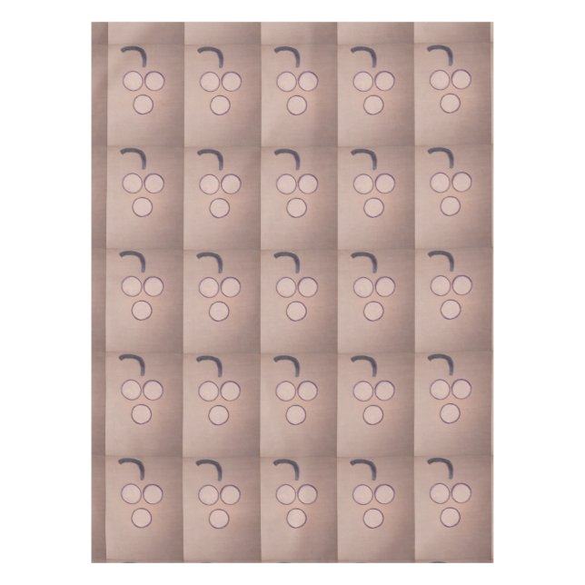 EASTER DINNER with GRAPES Tablecloth (Front)