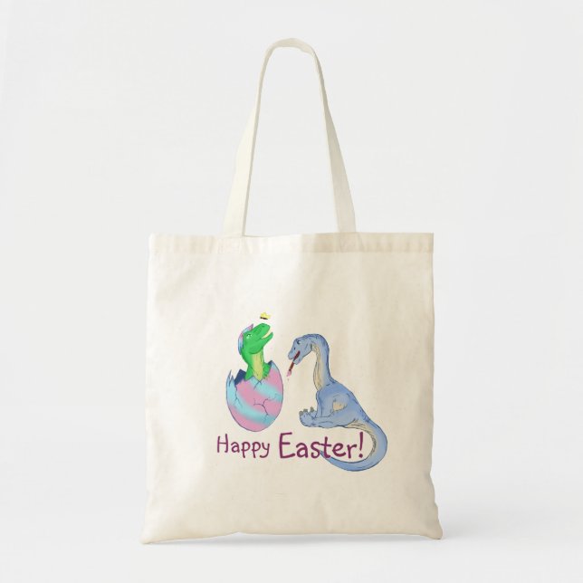 Easter Dinos Tote Bag (Front)