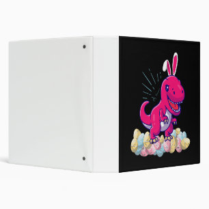 Easter Dinosaur T rex Boys Girls Kids Gift Binder