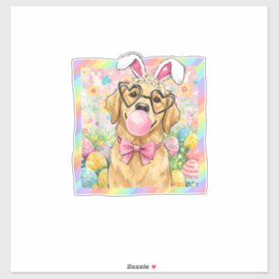 Easter Dog Bunny Ear Funny Golden Retriever Easter
