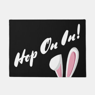 Easter Door Mat - Hop On In!
