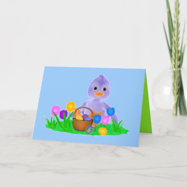 Easter duck card (Front)
