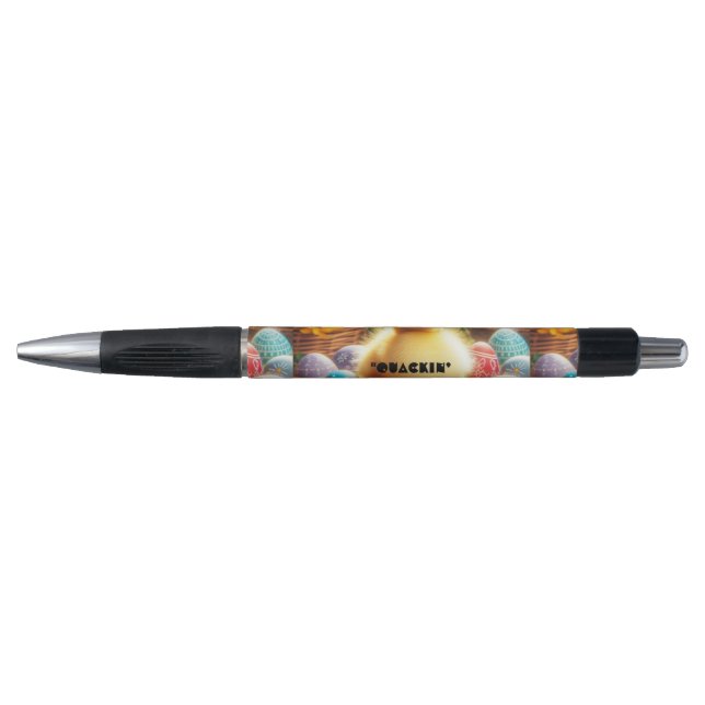 Easter Duck & Colourful Egg Wonderland Pen (Front)