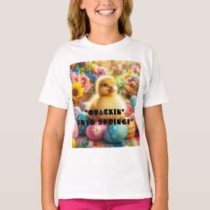 Easter Duck & Colourful Egg Wonderland T-Shirt