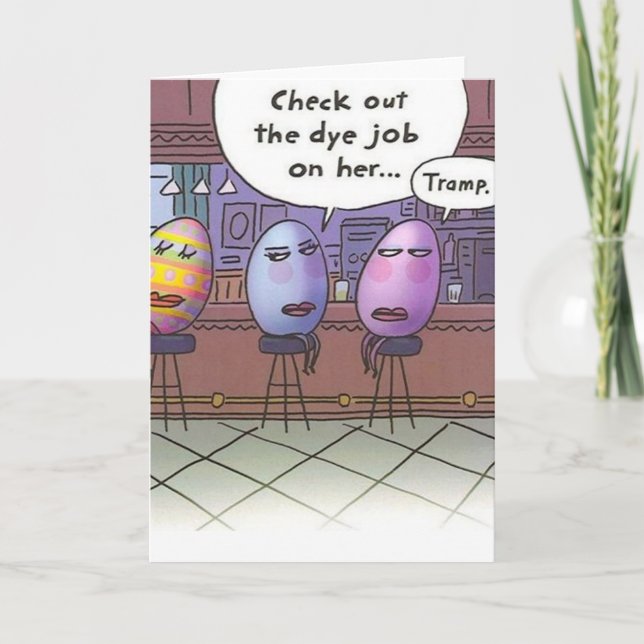 Easter Dye Job Holiday Card (Front)
