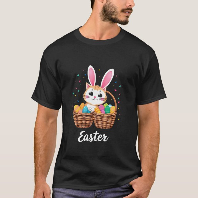 Easter Easter Cat T-Shirt (Front)