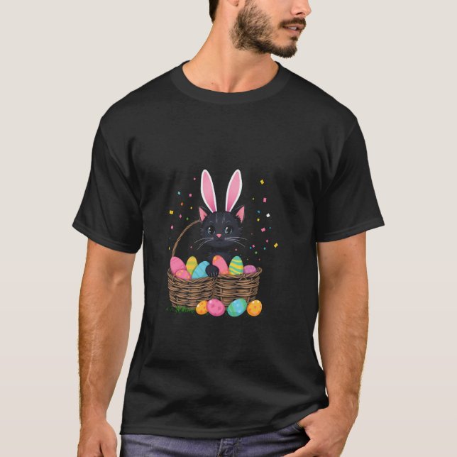 Easter Easter Cat T-Shirt (Front)
