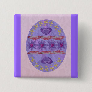 Easter Egg 2011 2 Inch Square Button