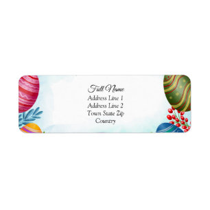 Easter Egg Address Labels