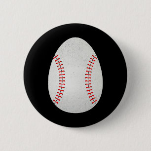 Easter Egg Baseball Easter Kids Boys  2 Inch Round Button