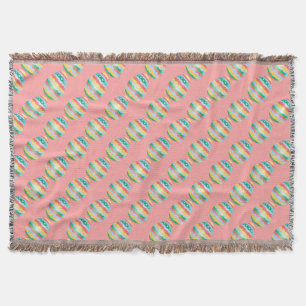 Easter Egg Blanket Fun Easter Throw Blankets Decor