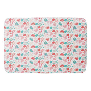 Easter Egg Bunny Ears Pattern Bath Mat