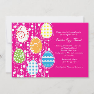 Easter Egg Cascade Invitation