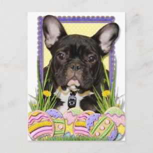 Easter Egg Cookies - French Bulldog Holiday Postcard