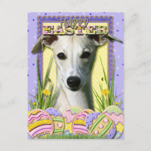 Easter Egg Cookies - Whippet Holiday Postcard