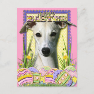 Easter Egg Cookies - Whippet Holiday Postcard