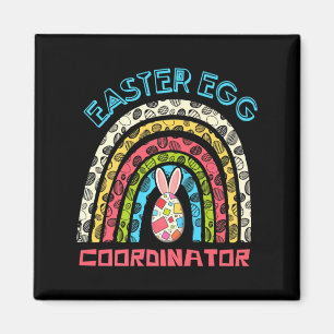 Easter Egg Coordinator Funny Boys Girls Happy East Magnet