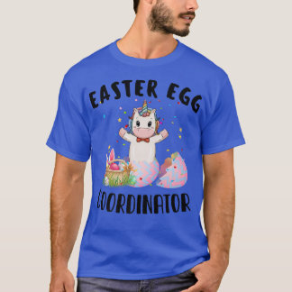 Easter Egg Coordinator Funny Boys Girls Teens Cool T-Shirt