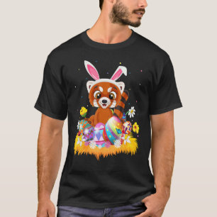 Easter Egg Cute Red Panda Easter Sunday T-Shirt