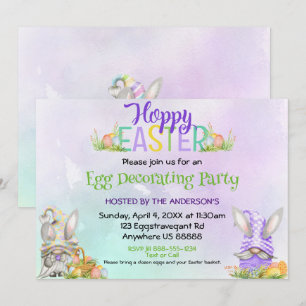 Easter Egg Decorating Invitation